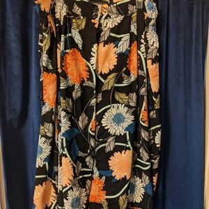 Eloquii size 18 a line button down skirt with pockets